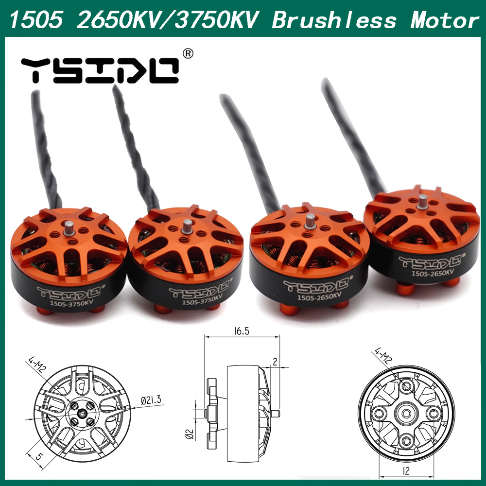Drone Compass - 4 Stück YSIDO 1505 2650KV 3750KV