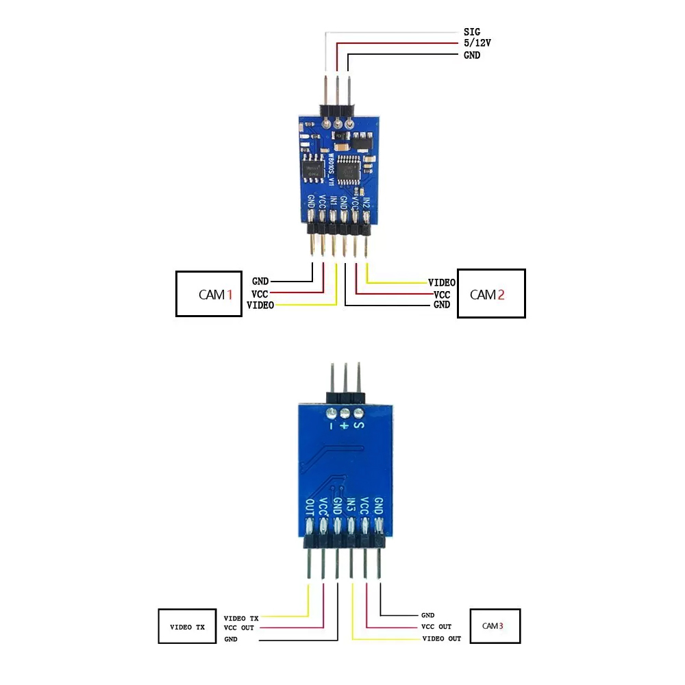 5,8G 3-Kanal-Video-Switcher-Mo – Drone Motor Bewertung und Preis